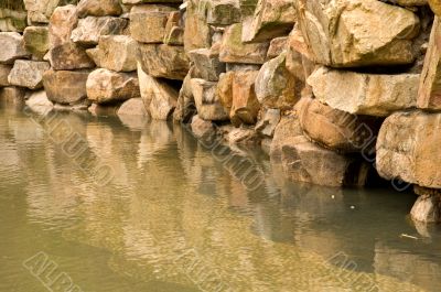 Stone pond