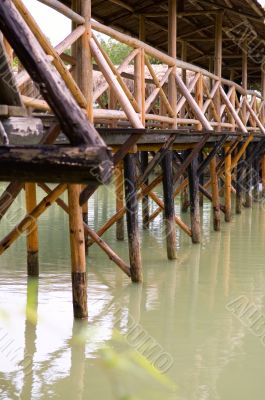 Wooden bridge