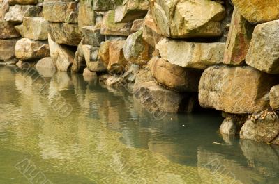 Stone pond
