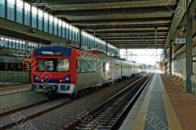 Train at station