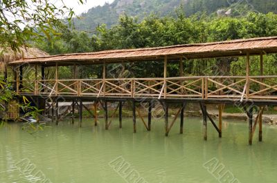 Wooden bridge