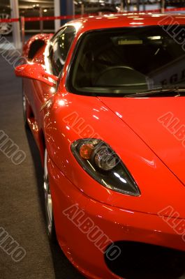 Red supercar