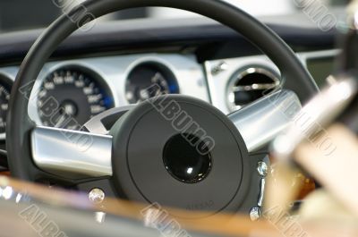 Interior of car