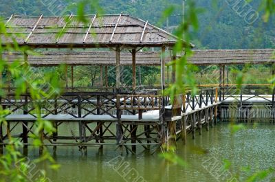 Wooden bridge