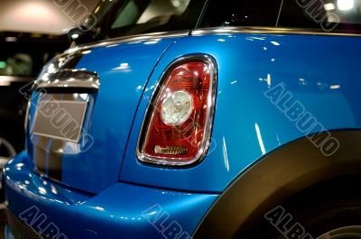 Detail of compact sport car