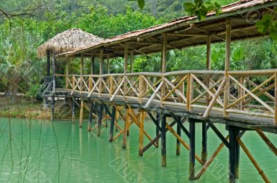 Wooden bridge