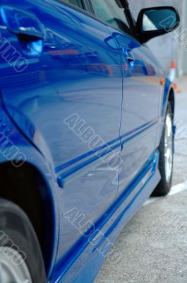 Close up of car body