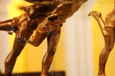 Runner statues