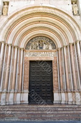 Parma - Portal of the Baptistery