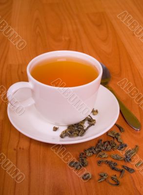 cup of green tea