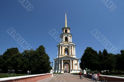 Ryazan. A sight to the Kremlin bell tower