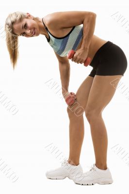 Woman exercising