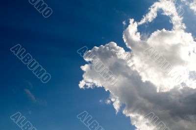 sky background. sky and clouds background