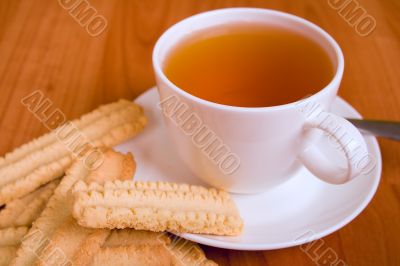 cup of tea and some cookies