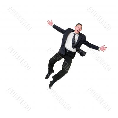 Businessman Jumping