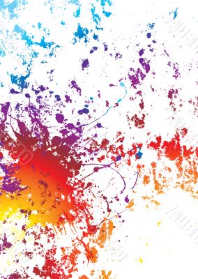 grunge rainbow weathered