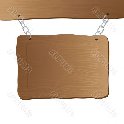 hanging sign post