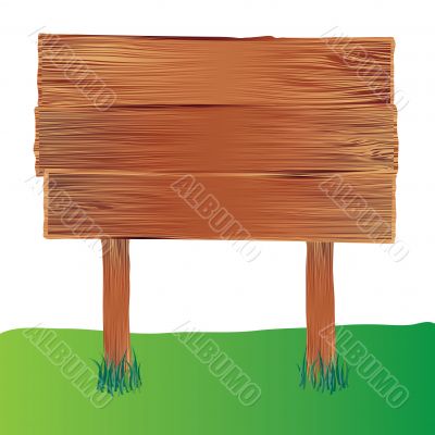wood sign
