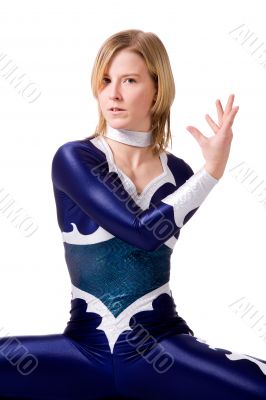 Gymnastic pose