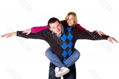 Climbing girl
