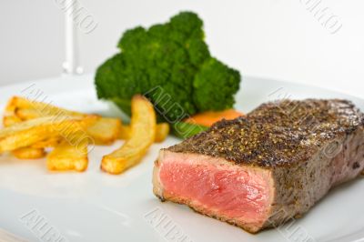 grilled steak