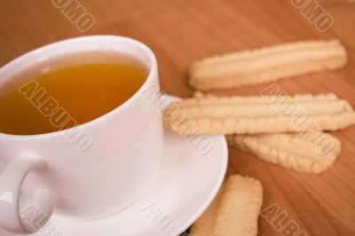 cup of tea and some cookies