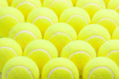Group of Tennis Balls