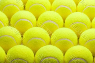 Group of Tennis Balls