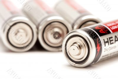 Batteries on White