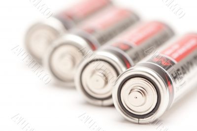 Batteries on White