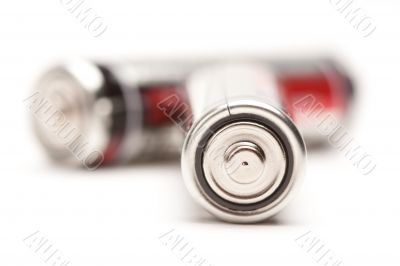 Batteries on White
