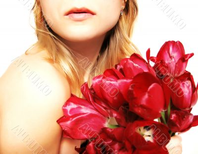 Pink tulips