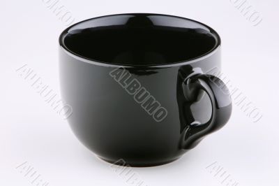 One empty cup