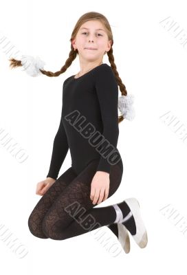 Ballet dancer jump