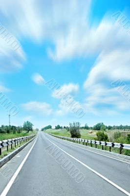 abstract road