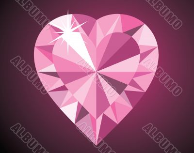 Diamond heart