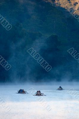 Rafting in the cold