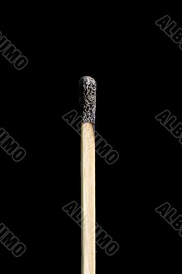 charring match closeup