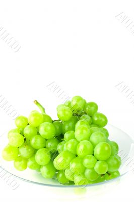 green grapes in bowl