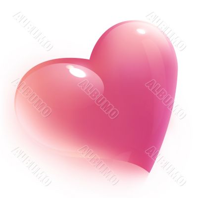 pink hearts for valentine day