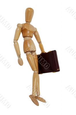 Person with briefcase