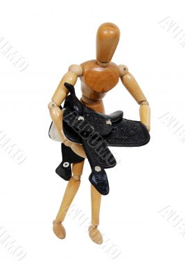 Carrying a heavy Saddle