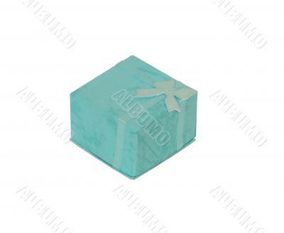 Present box with bow