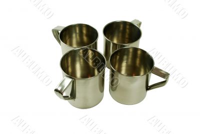 Stainless steel mugs