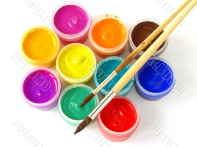 gouache paints