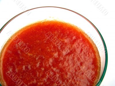 Red tomato juice