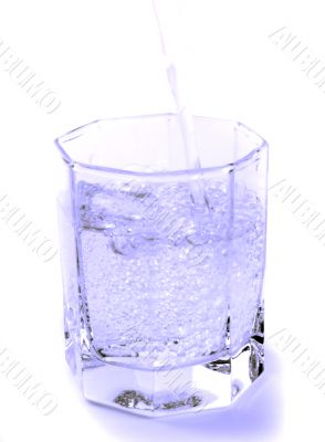 water in glass