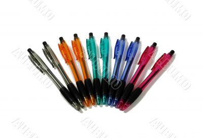 Colorful pens