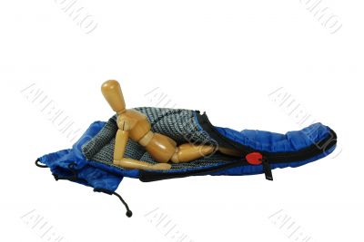 Relaxing in a Sleeping Bag