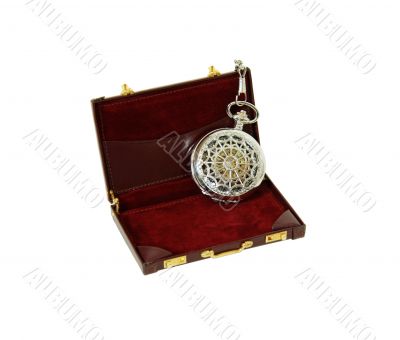 Pocket Watch in briefcase